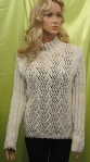 White Lace Front Jumper